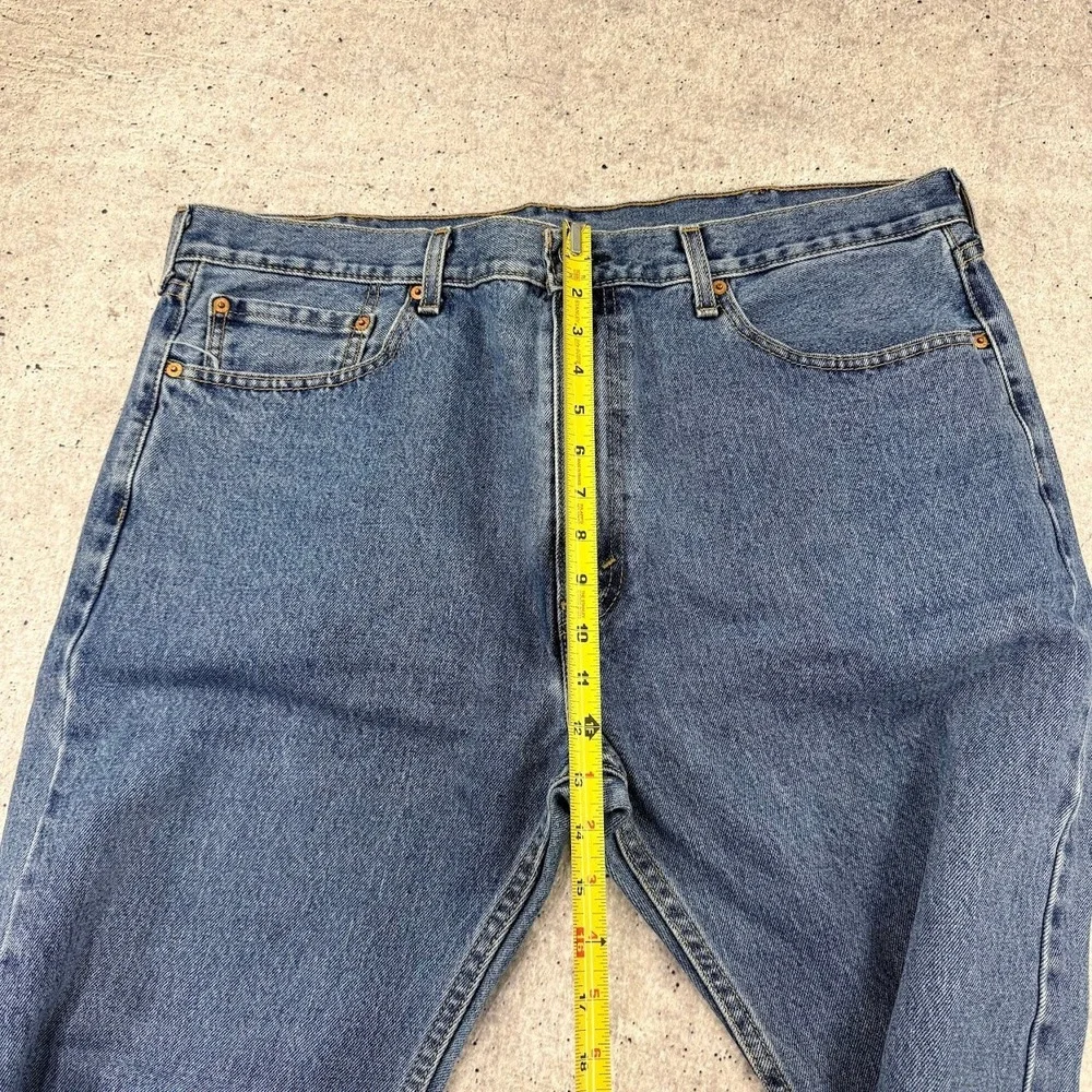 Levis 505 Regular Fit Mens Jeans‎ Blue Straight Leg Denim 40x30